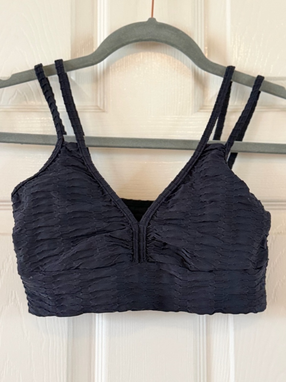 Booty by Brabants Original Textured Double-Strap Bralette - Black